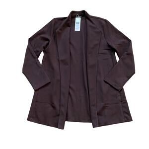 NWT Eileen Fisher Tencel Lyocell Knit Cardigan Brown S — Minimalist